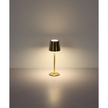 Globo - LED zatemnjevalna polnilna namizna svetilka na dotik LED/2W/3,7V 3000/4000/6000K 2200 mAh zlata