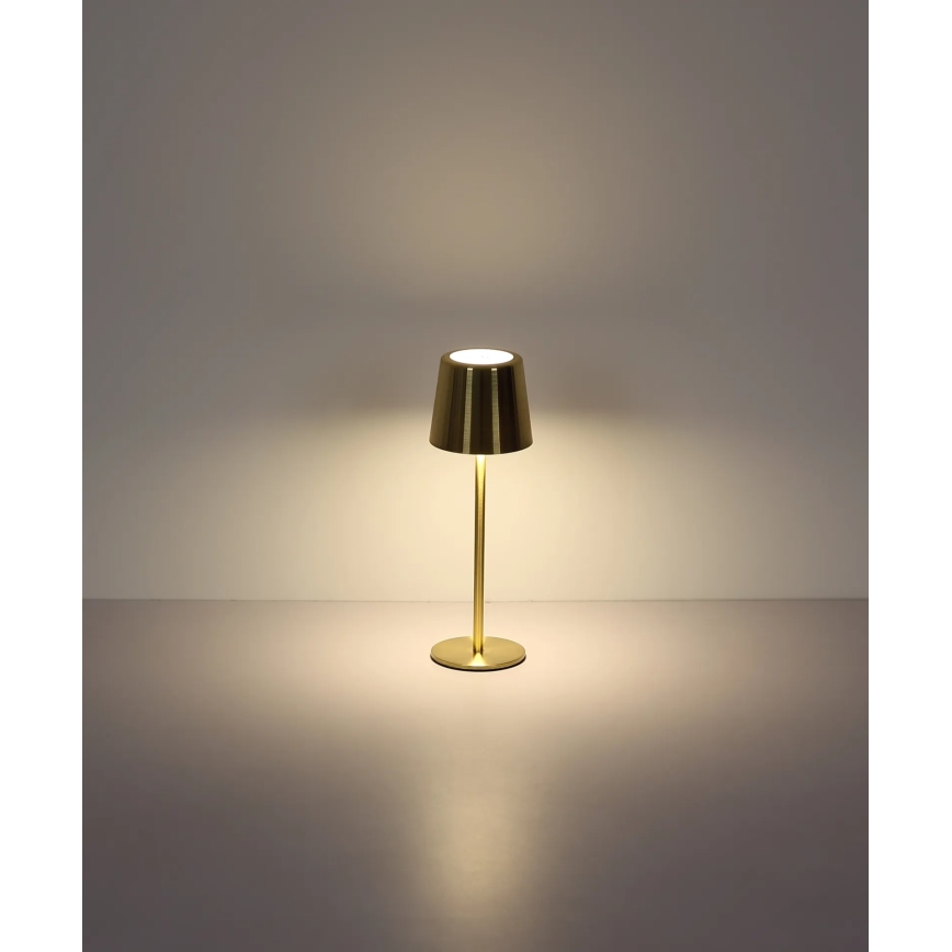 Globo - LED zatemnjevalna polnilna namizna svetilka na dotik LED/2W/3,7V 3000/4000/6000K 2200 mAh zlata