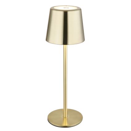 Globo - LED zatemnjevalna polnilna namizna svetilka na dotik LED/2W/3,7V 3000/4000/6000K 2200 mAh zlata