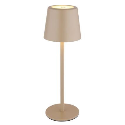 Globo - LED zatemnitvena zunanja namizna svetilka na dotik LED/2W/5V 3000/4000/6000K 2200 mAh IP44 kremne barve