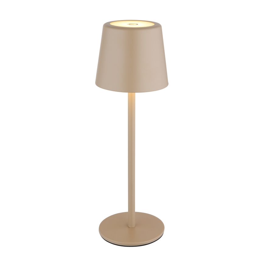 Globo - LED zatemnitvena zunanja namizna svetilka na dotik LED/2W/5V 3000/4000/6000K 2200 mAh IP44 kremne barve