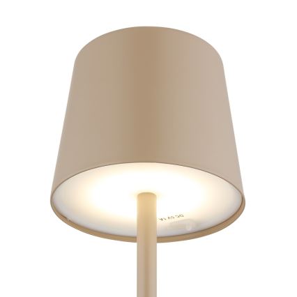 Globo - LED zatemnitvena zunanja namizna svetilka na dotik LED/2W/5V 3000/4000/6000K 2200 mAh IP44 kremne barve