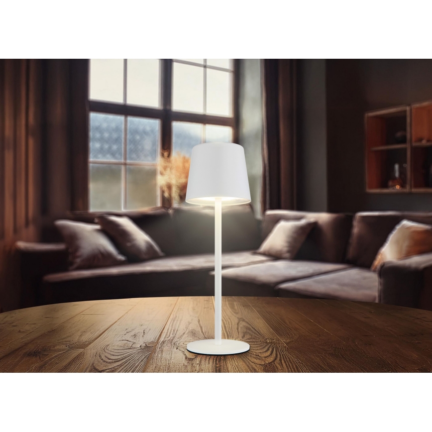 Globo - LED Zatemnitvena zunanja namizna svetilka na dotik LED/2W/5V 3000/4000/6000K 2200 mAh IP44 bela