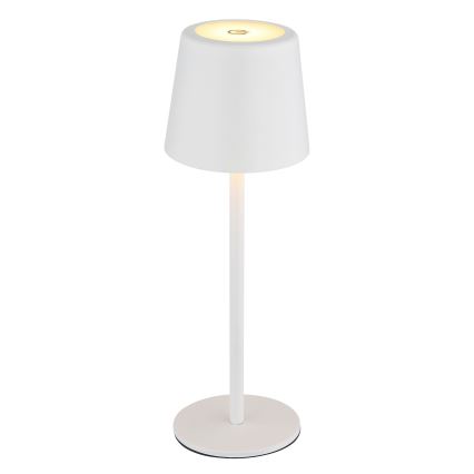 Globo - LED Zatemnitvena zunanja namizna svetilka na dotik LED/2W/5V 3000/4000/6000K 2200 mAh IP44 bela