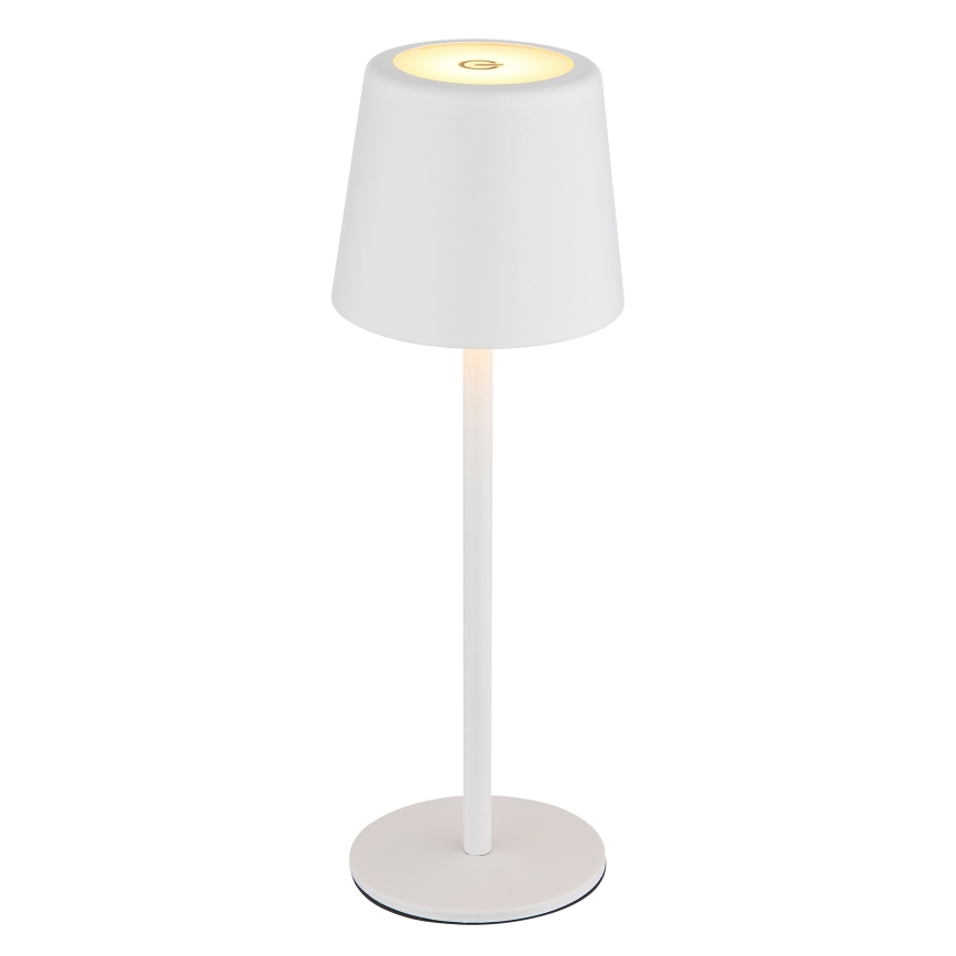 Globo - LED Zatemnitvena zunanja namizna svetilka na dotik LED/2W/5V 3000/4000/6000K 2200 mAh IP44 bela