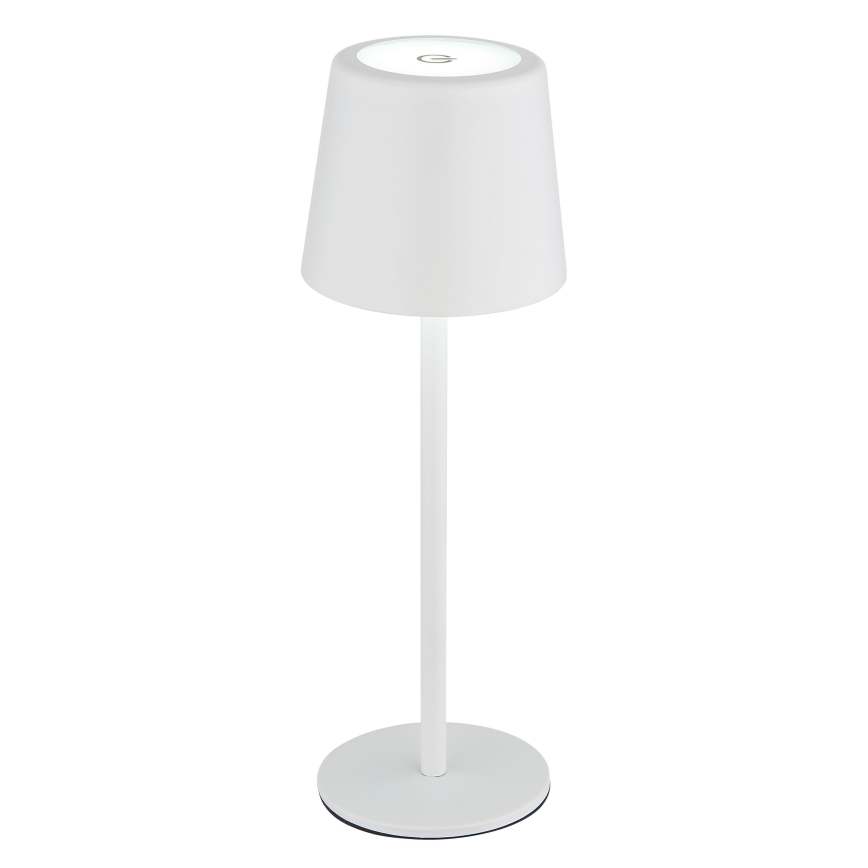 Globo - LED Zatemnitvena zunanja namizna svetilka na dotik LED/2W/5V 3000/4000/6000K 2200 mAh IP44 bela