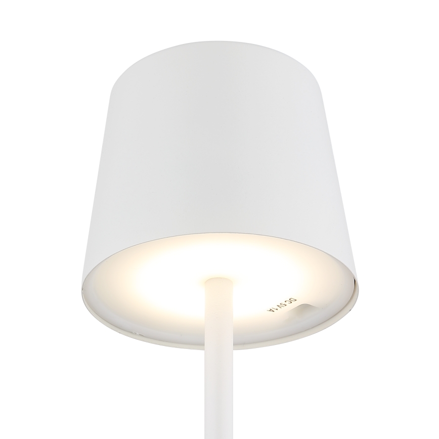 Globo - LED Zatemnitvena zunanja namizna svetilka na dotik LED/2W/5V 3000/4000/6000K 2200 mAh IP44 bela