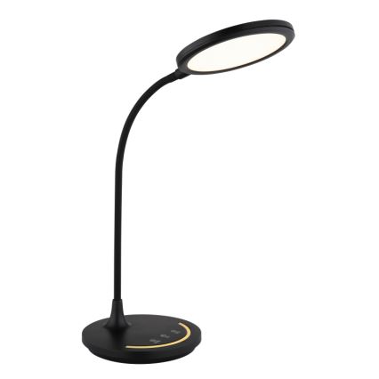 Globo - LED Zatemnitvena fleksibilna namizna svetilka na dotik LED/12W/230V 3000/4000/6500K CRI 90 črna