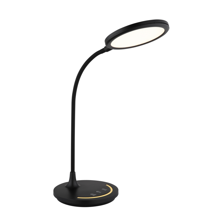 Globo - LED Zatemnitvena fleksibilna namizna svetilka na dotik LED/12W/230V 3000/4000/6500K CRI 90 črna