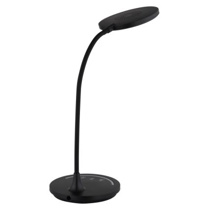 Globo - LED Zatemnitvena fleksibilna namizna svetilka na dotik LED/12W/230V 3000/4000/6500K CRI 90 črna