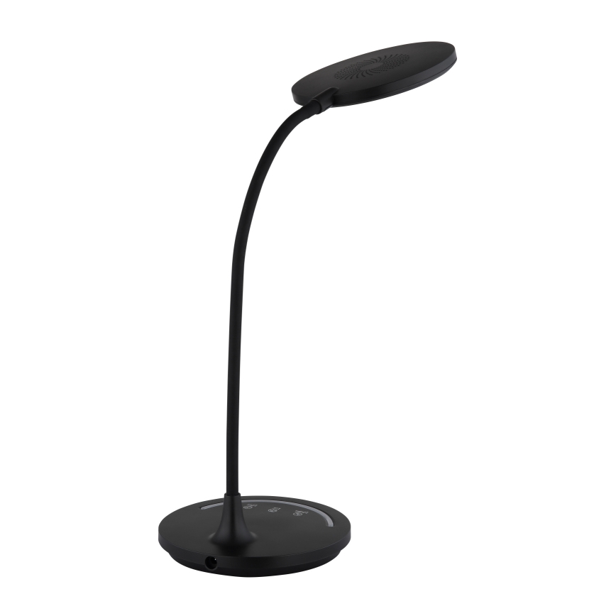 Globo - LED Zatemnitvena fleksibilna namizna svetilka na dotik LED/12W/230V 3000/4000/6500K CRI 90 črna