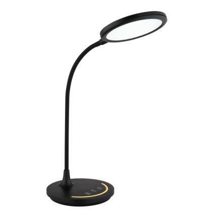Globo - LED Zatemnitvena fleksibilna namizna svetilka na dotik LED/12W/230V 3000/4000/6500K CRI 90 črna