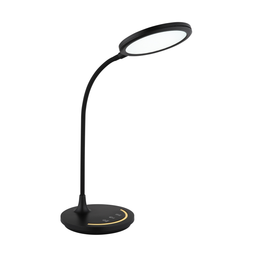 Globo - LED Zatemnitvena fleksibilna namizna svetilka na dotik LED/12W/230V 3000/4000/6500K CRI 90 črna