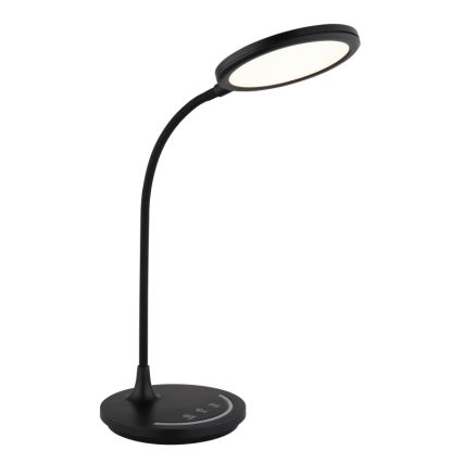 Globo - LED Zatemnitvena fleksibilna namizna svetilka na dotik LED/12W/230V 3000/4000/6500K CRI 90 črna