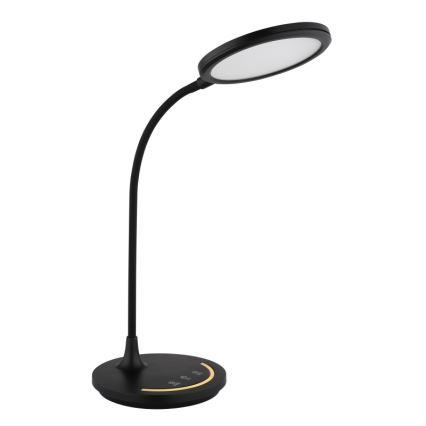 Globo - LED Zatemnitvena fleksibilna namizna svetilka na dotik LED/12W/230V 3000/4000/6500K CRI 90 črna