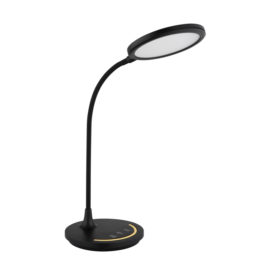 Globo - LED Zatemnitvena fleksibilna namizna svetilka na dotik LED/12W/230V 3000/4000/6500K CRI 90 črna