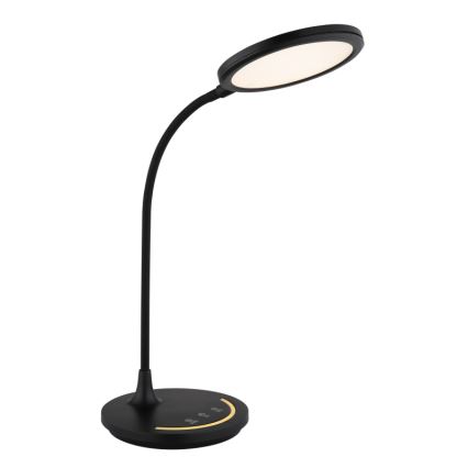 Globo - LED Zatemnitvena fleksibilna namizna svetilka na dotik LED/12W/230V 3000/4000/6500K CRI 90 črna