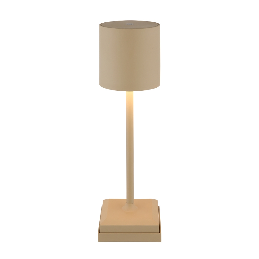 Globo - LED zatemnjevalna namizna svetilka z upravljanjem na dotik, polnilna, LED/1,5W/5V 2200 mAh bež