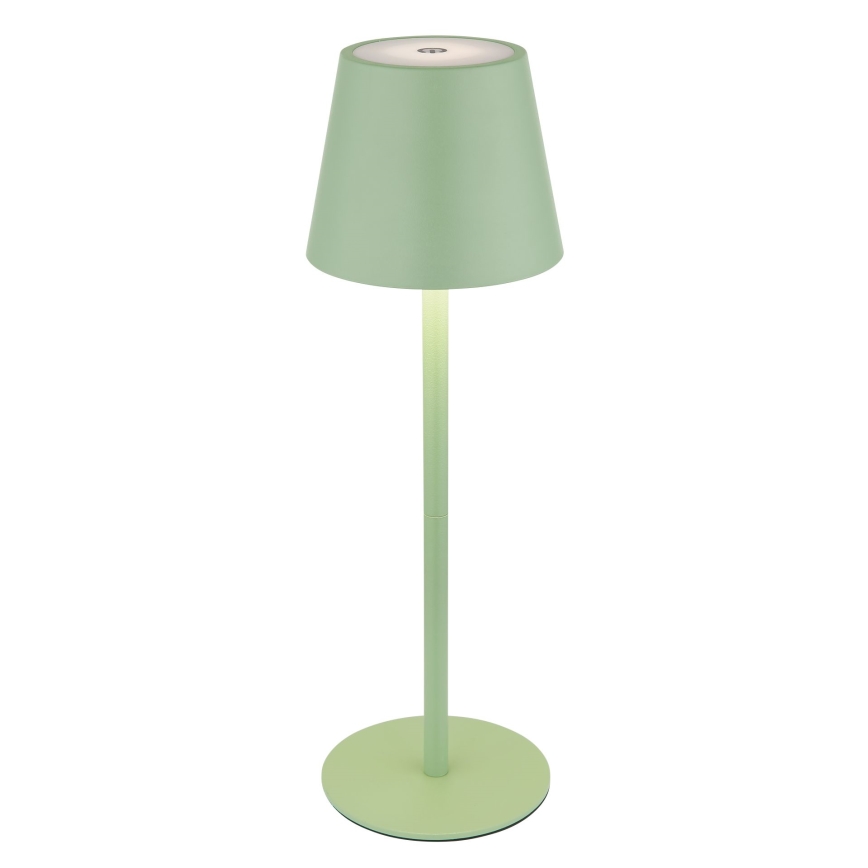 Globo - LED zatemnjiva na dotik upravljana polnilna zunanja namizna svetilka 3 v 1 LED/3W/5V 3000/4000/5000K IP54 1800 mAh zelena