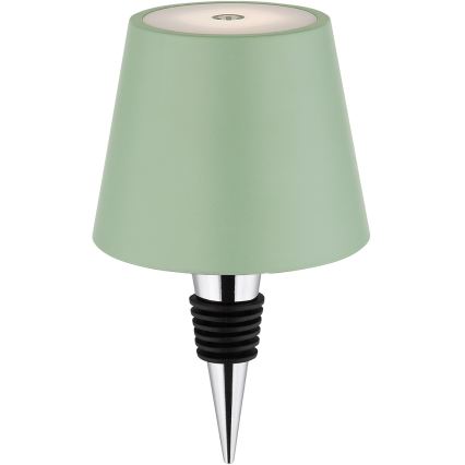 Globo - LED zatemnjiva na dotik upravljana polnilna zunanja namizna svetilka 3 v 1 LED/3W/5V 3000/4000/5000K IP54 1800 mAh zelena