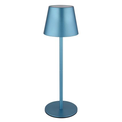 Globo - LED zatemnjevalna polnilna zunanja namizna svetilka s upravljanjem na dotik 3 v 1 LED/3W/5V 3000/4000/5000K IP54 1800 mAh modra