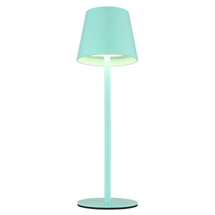 Globo - LED zatemnjevalna, na dotik upravljana, polnilna zunanja namizna svetilka 3v1 LED/3W/5V 3000/4000/5000K IP54 1800 mAh mentolno zelena