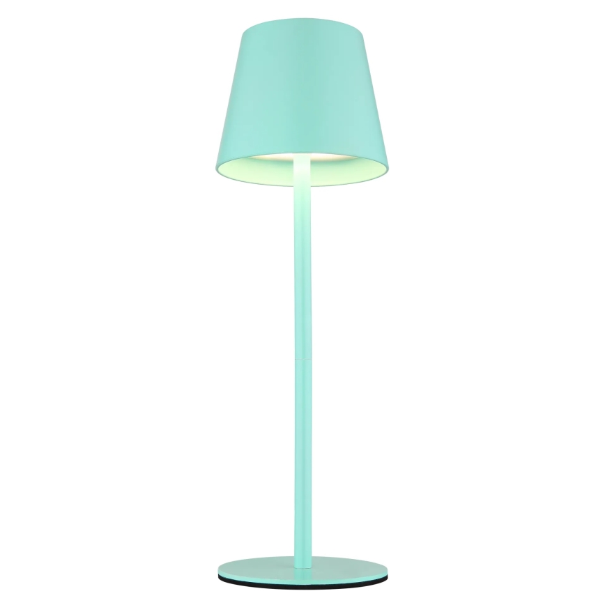 Globo - LED zatemnjevalna, na dotik upravljana, polnilna zunanja namizna svetilka 3v1 LED/3W/5V 3000/4000/5000K IP54 1800 mAh mentolno zelena