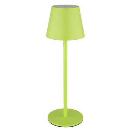 Globo - LED zatemnjevalna polnilna zunanja namizna svetilka na dotik 3v1 LED/3W/5V 3000/4000/5000K IP54 1800 mAh zelena