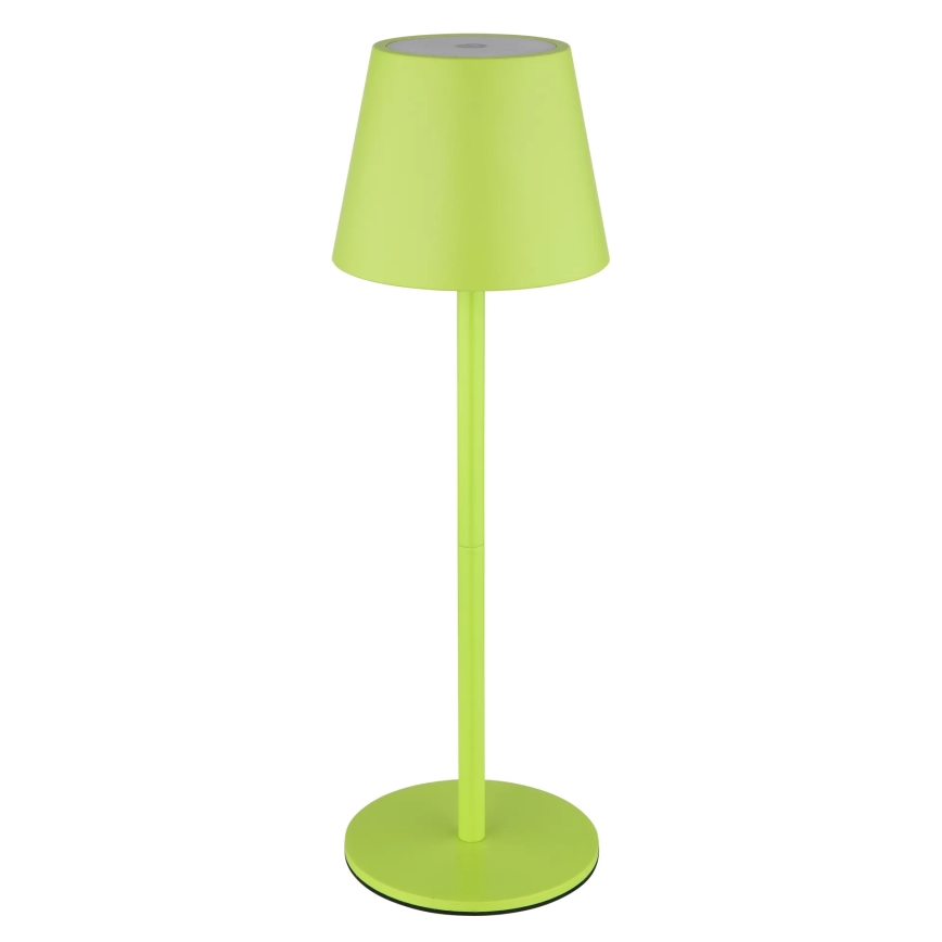Globo - LED zatemnjevalna polnilna zunanja namizna svetilka na dotik 3v1 LED/3W/5V 3000/4000/5000K IP54 1800 mAh zelena