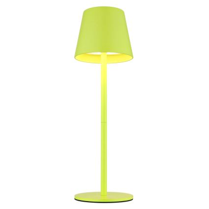 Globo - LED zatemnjevalna polnilna zunanja namizna svetilka na dotik 3v1 LED/3W/5V 3000/4000/5000K IP54 1800 mAh zelena