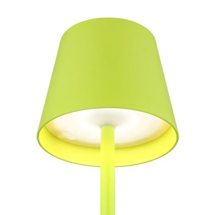 Globo - LED zatemnjevalna polnilna zunanja namizna svetilka na dotik 3v1 LED/3W/5V 3000/4000/5000K IP54 1800 mAh zelena