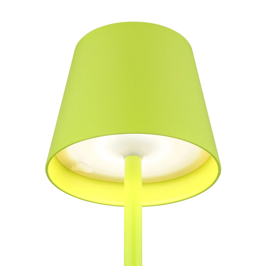 Globo - LED zatemnjevalna polnilna zunanja namizna svetilka na dotik 3v1 LED/3W/5V 3000/4000/5000K IP54 1800 mAh zelena