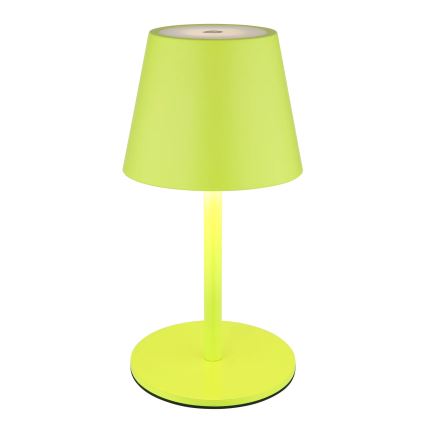 Globo - LED zatemnjevalna polnilna zunanja namizna svetilka na dotik 3v1 LED/3W/5V 3000/4000/5000K IP54 1800 mAh zelena