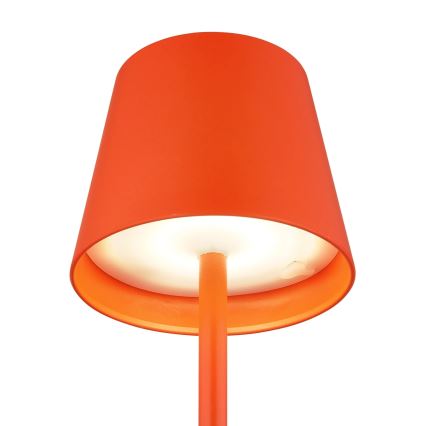 Globo - LED polnilna zunanja namizna luč na dotik z možnostjo zatemnitve 3v1 LED/3W/5V 3000/4000/5000K IP54 1800 mAh rdeča