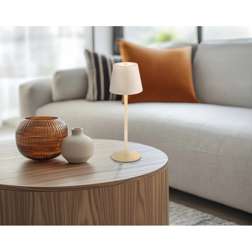 Globo - LED zunanja namizna svetilka z zatemnjevanjem na dotik, polnilna, LED/3W/5V 3000/4000/5000K IP54 1800 mAh