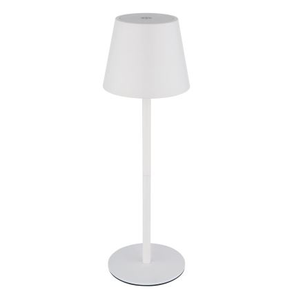 Globo - LED zatemnjiva, na dotik upravljana, polnilna zunanja namizna svetilka 3 v 1 LED/3W/5V 3000/4000/5000K IP54 1800 mAh bela