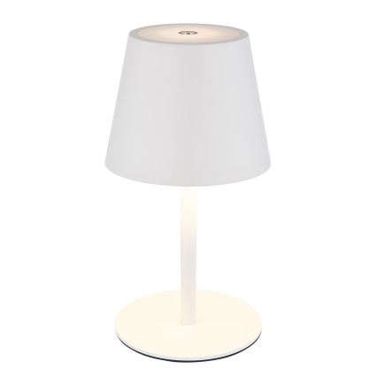 Globo - LED zatemnjiva, na dotik upravljana, polnilna zunanja namizna svetilka 3 v 1 LED/3W/5V 3000/4000/5000K IP54 1800 mAh bela