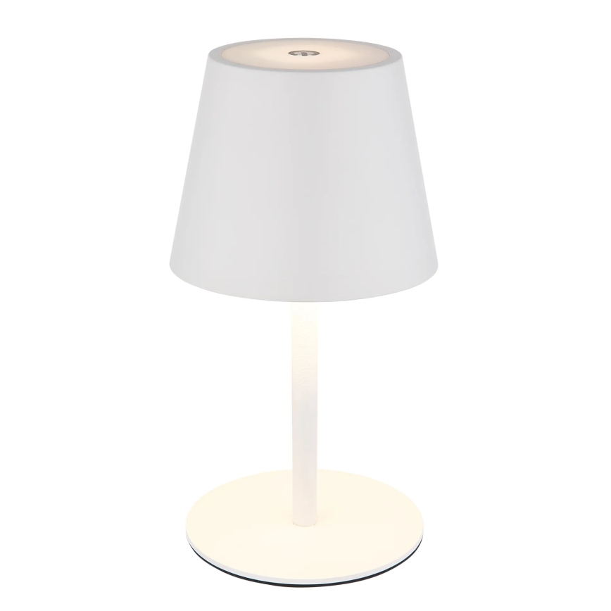 Globo - LED zatemnjiva, na dotik upravljana, polnilna zunanja namizna svetilka 3 v 1 LED/3W/5V 3000/4000/5000K IP54 1800 mAh bela