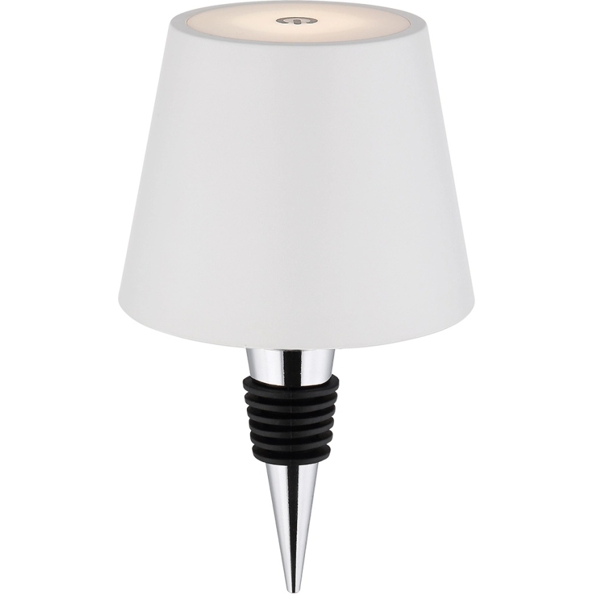 Globo - LED zatemnjiva, na dotik upravljana, polnilna zunanja namizna svetilka 3 v 1 LED/3W/5V 3000/4000/5000K IP54 1800 mAh bela