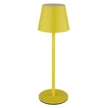Globo - zatemnjevalna LED polnilna zunanja namizna svetilka 3v1 LED/3W/5V 3000/4000/5000K IP54 1800 mAh rumena