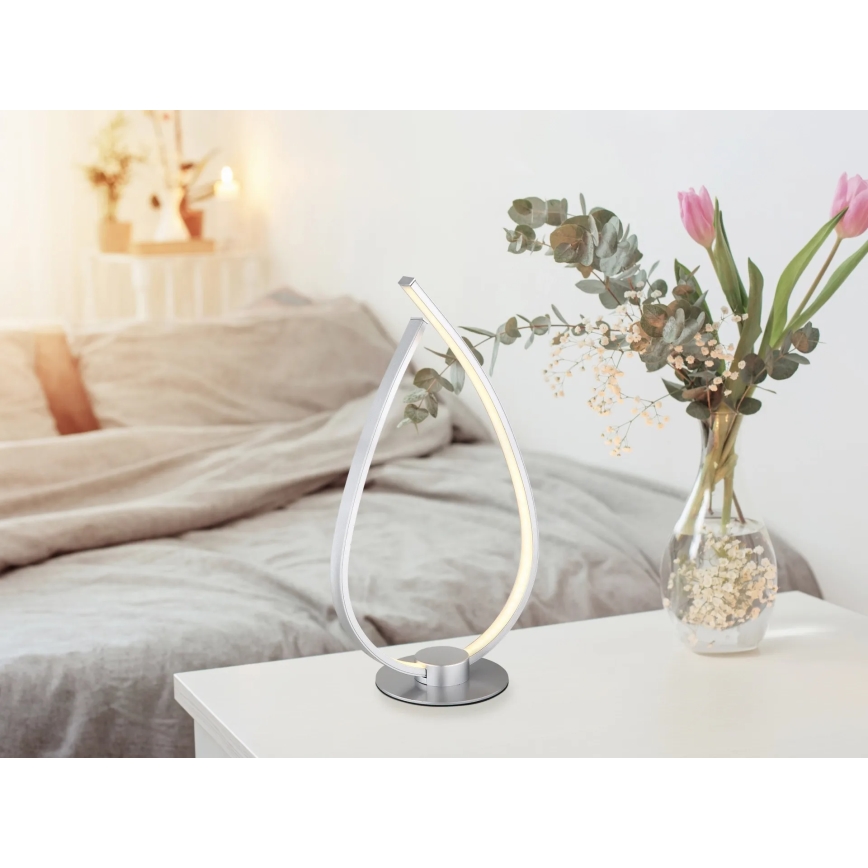 Globo - LED namizna svetilka LED/6W/230V srebrna