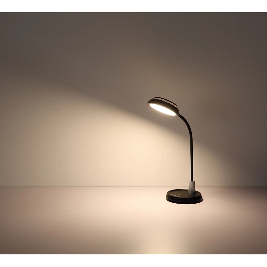 Globo - zatemnjevalna LED namizna svetilka na dotik LED/12W/230V 3000/4000/6500K črna