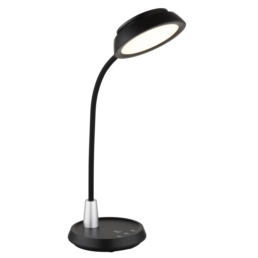 Globo - zatemnjevalna LED namizna svetilka na dotik LED/12W/230V 3000/4000/6500K črna