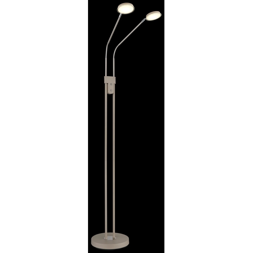 Globo - LED zatemnjiva talna svetilka 2xLED/6,5W/230V 2700/3350/4000K bež