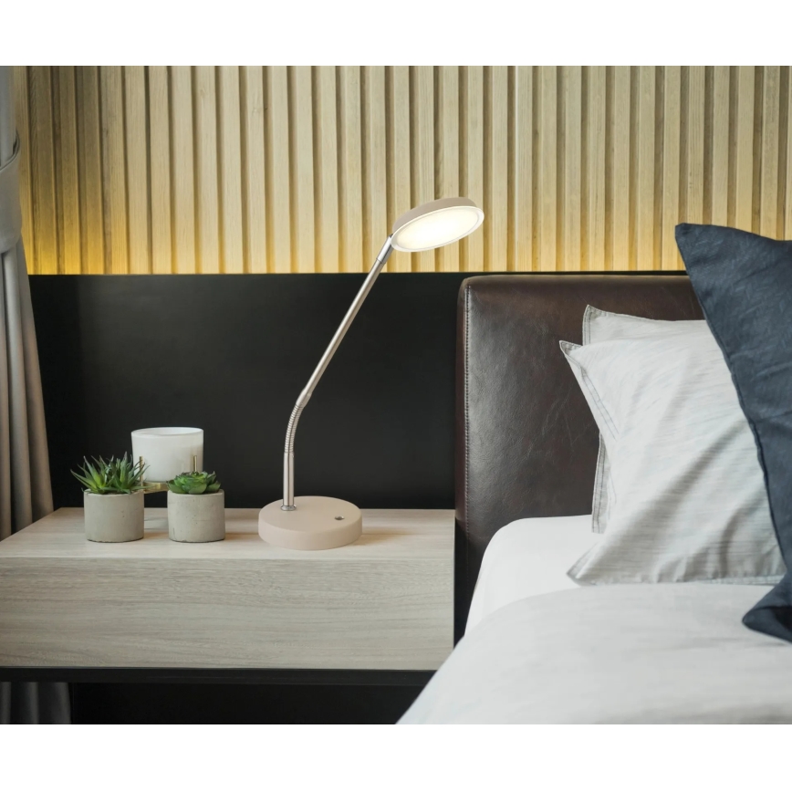 Globo - LED namizna svetilka na dotik s funkcijo zatemnitve LED/6,5W/230V 2700/3350/4000K bež