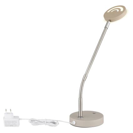 Globo - LED namizna svetilka na dotik s funkcijo zatemnitve LED/6,5W/230V 2700/3350/4000K bež