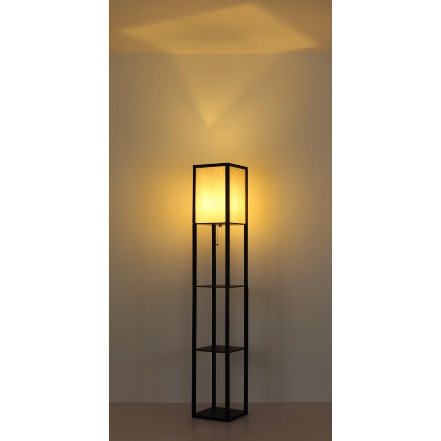 Globo - Stoječa svetilka 1xE27/60W/230V črna
