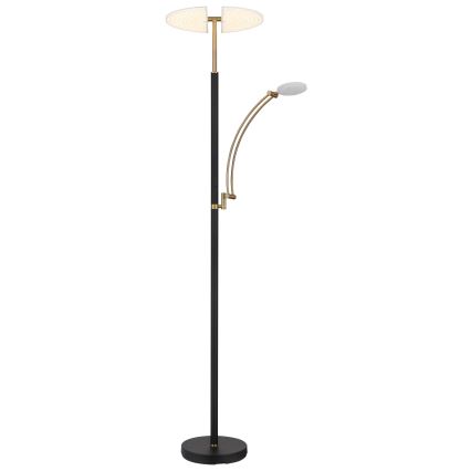 Globo - zatemnjevalna LED stoječa svetilka LED/40W/230V + LED/5,5W 2700/4000/6000K črna