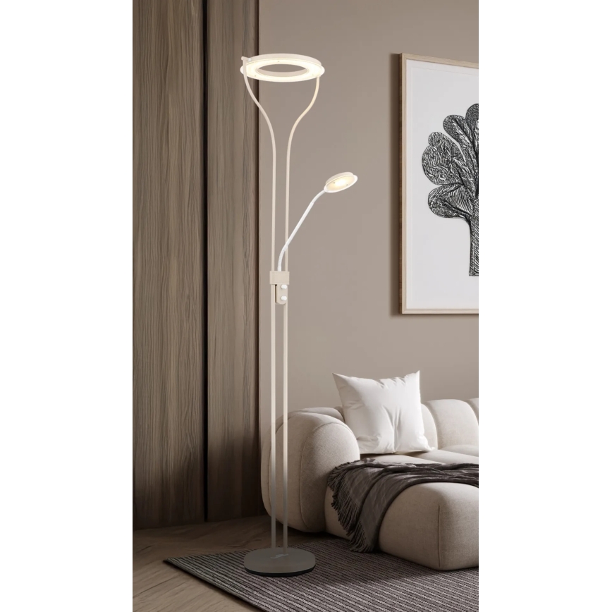 Globo - Zatemnjiva LED talna svetilka LED/20W/230V + LED/4W 3000K