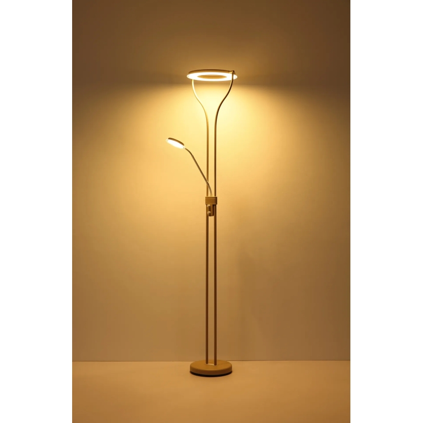 Globo - Zatemnjiva LED talna svetilka LED/20W/230V + LED/4W 3000K